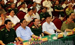 Hà Tĩnh: Gặp mặt cán bộ cấp cao quân đội, công an đã nghỉ hưu