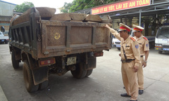 Bắt giữ xe tải vận chuyển 20 hộp gỗ trái phép