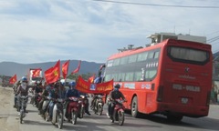 Hà Tĩnh: Hơn 1.000 công nhân Formosa tuần hành phản đối TQ