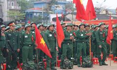 Tưng bừng ngày hội thanh niên lên đường nhập ngũ