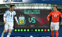 Dự đoán tỷ số trận Argentina đấu với Thụy Sĩ 23h (1/7)
