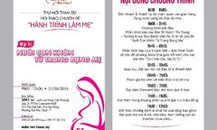 Hôi thảo “nuôi con khôn từ trong bụng mẹ” tại crescent mall 