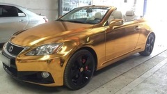 Thiếu gia Hải Phòng mạ  "vàng " xế sang Lexus IS 350C