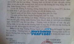 Phát hiện trưởng công an là thương binh giả