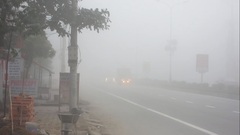 Sương mù dày đặc bao phủ Hà Tĩnh