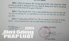 Đình chỉ Thanh tra giao thông gây rối tại điểm tai nạn