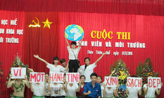 Nâng cao ý thức về môi trường trong đoàn viên, sinh viên