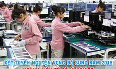 Cao đẳng nghề Điện tử Công nghiệp xét tuyển bổ sung năm 2015