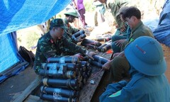 Quảng Ngãi: Kích nổ mìn đánh sập 60 hầm khai thác vàng trái phép