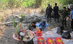 Cất bốc, quy tập 16 mộ liệt sĩ tại huyện Hà Trung (Thanh Hóa)