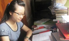 Niềm vui của cô học trò nghèo thi đỗ Học viện Khoa học Quân sự