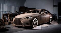 Lexus làm bằng bìa carton vẫn có khả năng chạy như xe bình thường