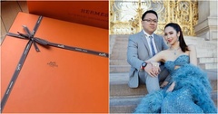 Đi đám cưới, khách không phải mừng mà còn được tặng quà Hermès mang về