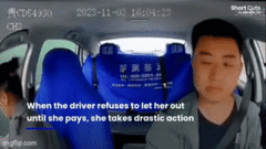 Cãi nhau với tài xế, khách nữ  "nhảy cái đùng " khỏi taxi đang chạy