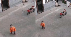 Gửi con 1 tuổi cho ông bà để đi làm ăn xa, cảnh tượng qua camera giám sát khiến ai cũng nhói lòng