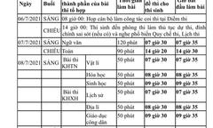 Sở GD&ĐT TP.HCM công bố lịch thi tốt nghiệp THPT 2021