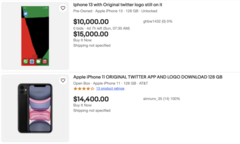 Tin tức công nghệ mới nóng nhất hôm nay 3/8: iPhone cài Twitter cũ được rao giá chục nghìn USD
