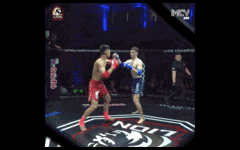 Võ sĩ Công Minh tung cú đá  "sấm sét " hạ knock-out đối thủ