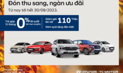 Hyundai Hải Dương triển khai chương trình ưu đãi tháng 9 cho khách hàng