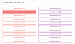 Cuốn lịch âm dương online tiện lợi cho con người