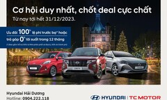 Chương trình ưu đãi nhất năm 2023 khi mua xe Hyundai