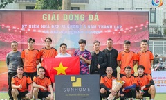 Bế mạc giải bóng đá - Chào mừng Kỷ niệm 6 năm ngày thành lập Nhà đẹp Sunhome