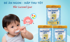 Giải pháp tiêu hóa dịu nhẹ cho bé từ sữa dê Lactomil Goat