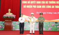 Công an Thành phố Cần Thơ có tân Phó Giám đốc