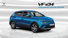 Bảng giá xe ô tô VinFast tháng 11/2021: VF e34 chính thức lên kệ