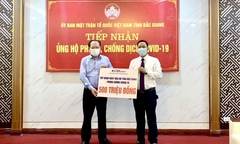 Tập đoàn Kosy ủng hộ tỉnh Bắc Giang 500 triệu đồng phòng chống dịch Covid-19