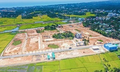 Hoàn thiện tuyến phố thương mại phong cách châu Âu Khu đô thị Phú Mỹ Lộc