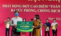 Qũy Phát triển Tài năng Việt tiếp năng lượng cho  lực lượng chống dịch Hà Tĩnh