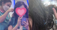 Gội đầu dưỡng sinh, cô gái có trải nghiệm  "ớn đến già "