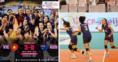 Thắng đội tuyển Úc, bóng chuyền nữ Việt Nam lần đầu có mặt tại bán kết Giải vô địch châu Á
