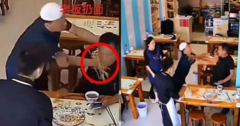 Chủ quán có hành động ném đĩa mỳ vào mặt khách và màn  "bẻ lái " dư luận gây tranh cãi