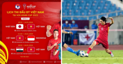 Xem trực tiếp trận Việt Nam gặp Nhật Bản, Indonesia, Iraq tại Asian Cup 2023 ở kênh nào?