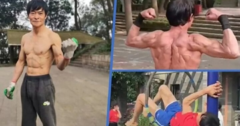 Thân hình  "sáu múi " như thanh niên của cụ ông 70 và thói quen tập thể dục kỳ lạ