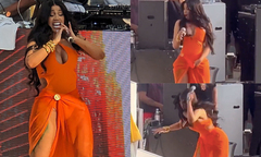 Video: Bị hắt nước lên người, Cardi B ném thẳng micro vào khán giả
