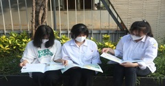 Thí sinh tự tin bước vào ngày cuối kỳ thi tốt nghiệp THPT 2023