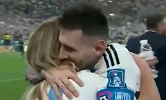 Messi ôm chặt người phụ nữ này, trước cả vợ con sau trận chung kết