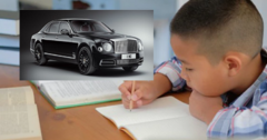 Cười nghiêng ngả với bài văn lên kế hoạch mua xe Bentley của cậu bé 11 tuổi