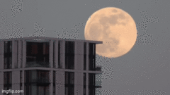 Ngắm Trăng Giun tuyệt đẹp mọc trên bầu trời London