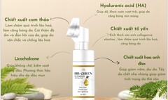 Sữa rửa mặt HB Green, nơi tinh hoa thiên nhiên hội tụ