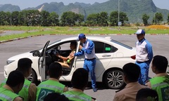 Honda Việt Nam triển khai tập huấn lái xe an toàn cho cán bộ chiến sỹ CSGT năm 2022