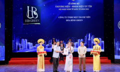 HB GREEN nhận giải Top 10 Thương hiệu – Nhãn hiệu uy tín Hội nhập kinh tế quốc tế năm 2022