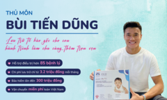 Thủ môn Bùi Tiến Dũng lưu trữ tế bào gốc cho quý tử đầu lòng ở đâu?