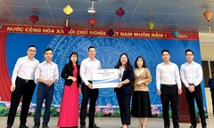 CHƯƠNG TRÌNH “Gắn kết yêu thương – phát triển bền vững” TẶNG GHẾ ĐÁ CHO TRƯỜNG TIỂU HỌC LỆ CHI CỦA HYUNDAI LONG BIÊN