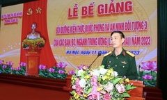 Khóa bồi dưỡng kiến thức quốc phòng, an ninh cho Đối tượng 3 thuộc bộ, ngành Trung ương đạt kết quả cao