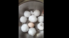 Video: Mưa đá kinh hoàng xảy ra tại Trung Quốc