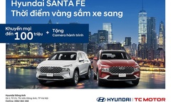 HYUNDAI SANTA FE - THỜI ĐIỂM VÀNG SẮM XE SANG